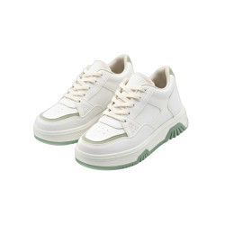 PLATAFORMA BLANCO Y VERDE CAPSULA TRASERA