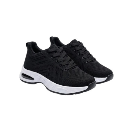 DEPORTIVO NEGRO PLANTA BLANCA CAPSULA