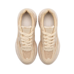 PLATAFORMA BEIGE ESTILO DEPORTIVO