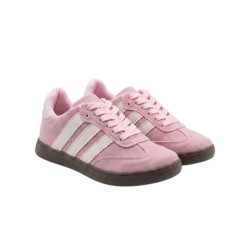 ESTILO SAMBA PL BAJA ROSADO LINEAS BLANCAS