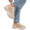 PLATAFORMA BEIGE ESTILO DEPORTIVO