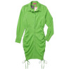 VESTIDO VERDE AJUSTABLE A LOS LADOS