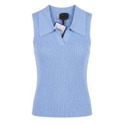 TOP TIPO BLUSA DESMANGADA DOS COLORES