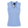 TOP TIPO BLUSA DESMANGADA DOS COLORES