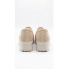 MOCASIN TEJIDO PLANTA MEDIA COLOR BEIGE