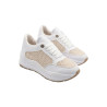 SNEAKER BLANCO DETALLES BEIGE TEJIDO