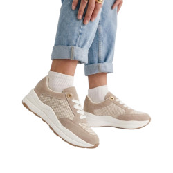 SNEAKER MOCA Y TEJIDO