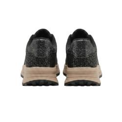 SNEAKER NEGRO ANIMAL PRINT BRILLOS