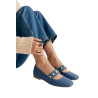FLAT JEAN CON DETALLES EN LA CORREA