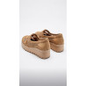 MOCASIN TEJIDO PLANTA MEDIA COLOR CAMEL